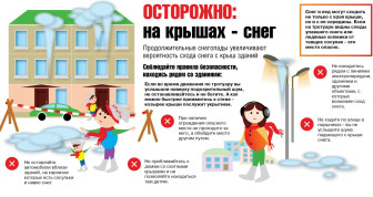 Осторожно, сход снега.